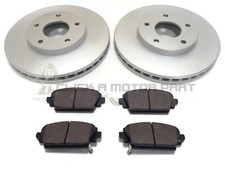 FOR NISSAN PRIMERA P12 1.6 1.8 2.0 2.2 DCi 02-06 FRONT 2 BRAKE DISCS AND PADS