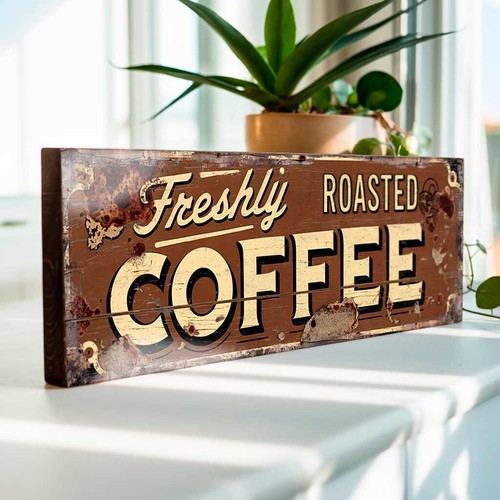 Freshly roasted coffee shop - roasted,