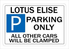 Metal  Aluminium Sign LOTUS