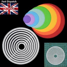 Nest of 8 Circle Round Stitch