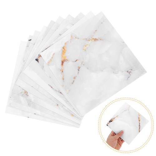 10pcs white marble peel and - 10pcs,