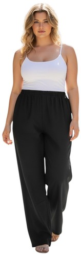 Black linen blend pull - black,