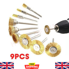 9PCS Rotary Brass Wire