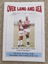 Over Land And Sea West Ham United Fanzine No 47 August 1993