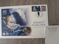 Peter pan 50p commerative coin Wendy darling