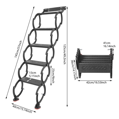 Folding loft ladder - folding,