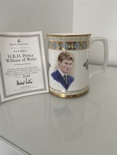 Royal Doulton ~ H.R.H. Prince William of Wales ~ 21st Birthday Tankard ~ Ltd Ed