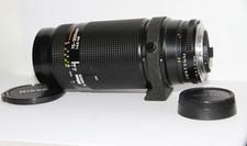 NIKON F AF Nikkor 75-300mm f/4.5-5.6 Telephoto Macro Zoom Lens.