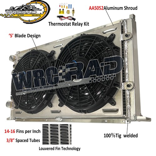 Full aluminum radiator - radiator, fan