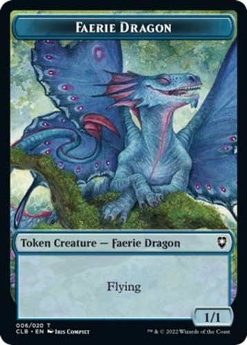 Faerie dragon token - faerie,