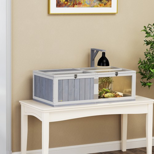 Wooden tortoise house room - wooden, 2-room