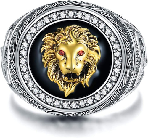 Lion head ring gifts for - gifts, men