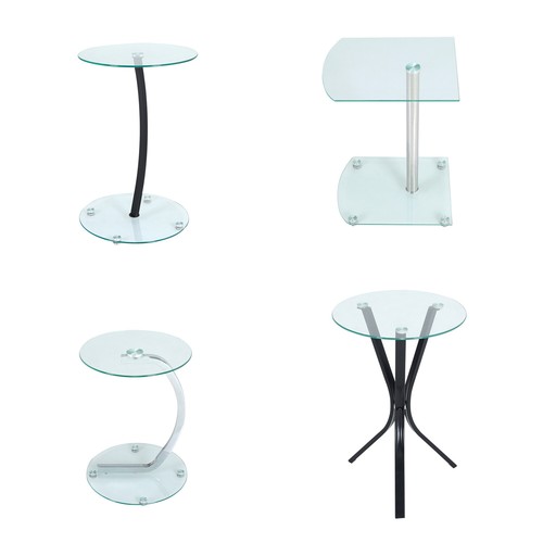 Small glass sofa side end - side,