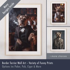 Border Terrier Wall Art –
