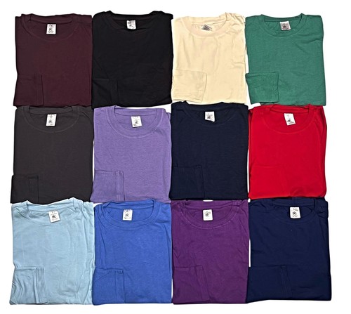 Men womens plain long - men's, sleeve