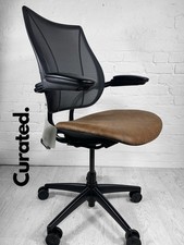 Humanscale Liberty Office Chair Distressed Brown Leather