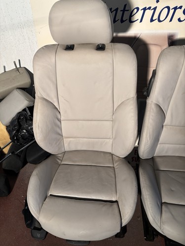 Bmw e46 silver grey - bmw, leather