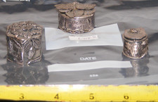 Silver scenes trinket boxes - scenes,