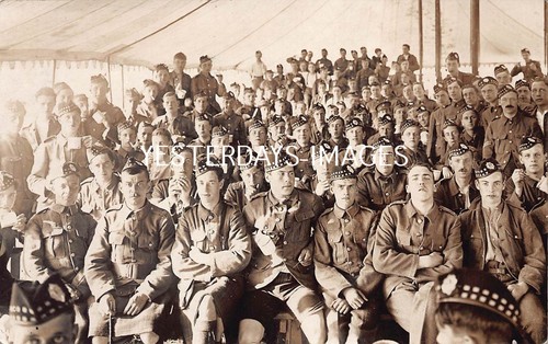 Ww1 royal scots large group - ww1, of