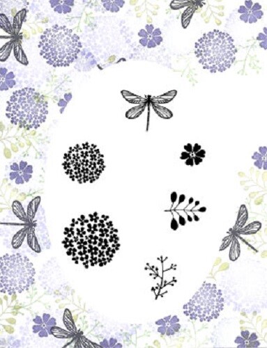 Card majestix clear stamps - clear,