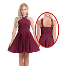 UK Womens Elegant Chiffon Lace