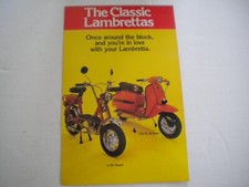 1978 lambretta scooter - lambretta, sales