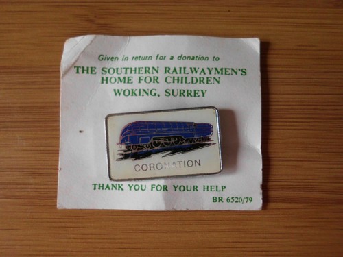 Coronation railway train badge - coronation,