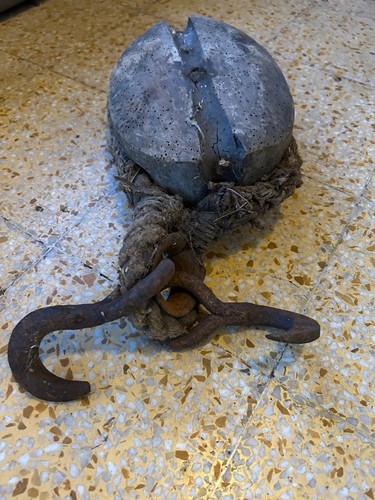 Vintage block tackle pulley - tackle,