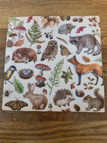 Woodland animals - 4x,