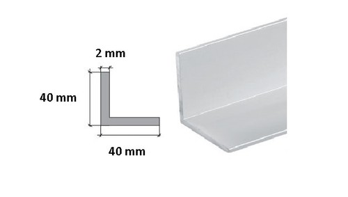 Aluminium corner extruded - aluminium,