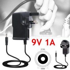  AC/DC 9V Power Supply UK 9v