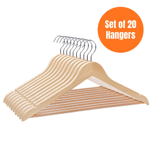Wooden coat hangers suit - 20, x