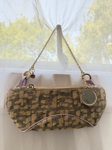 Fendi 2002 micro bag gold - fendi,