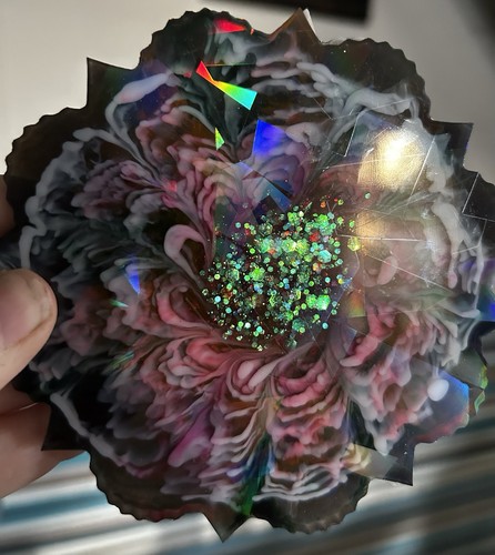Set holographic coasters - holographic,