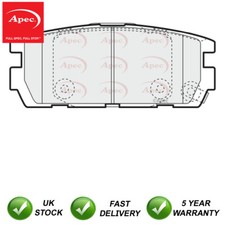 Brake Pads Set Rear Apec Fits