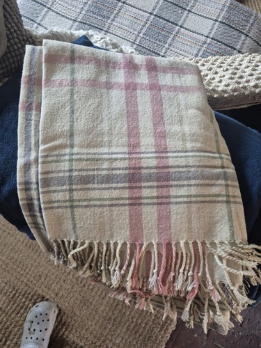 Ikea cream check throw picnic - ikea, throw/picnic