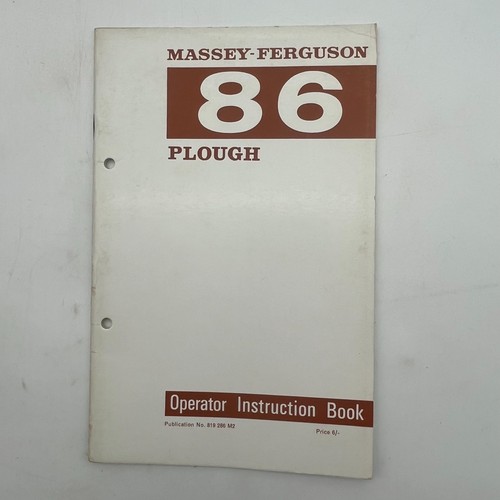 Massey ferguson plough - ferguson, 86