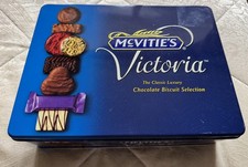 McVitie's Victoria Biscuit Selection Tin. Rectangular Storage EMPTY