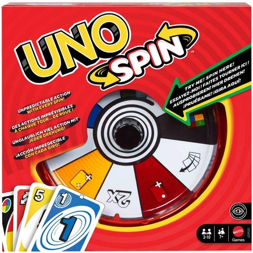 Uno spin card game with - game,
