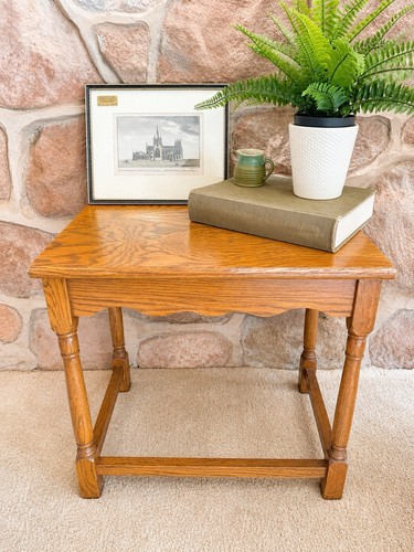 Solid oak side - side, table