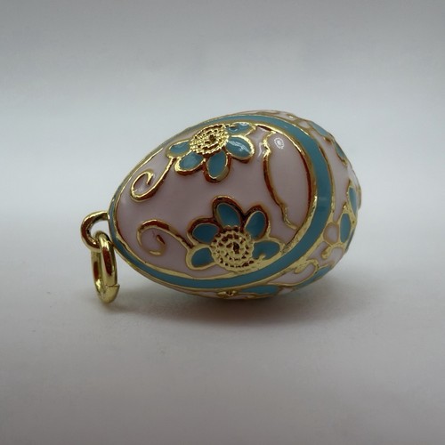 Vintage white blue enamel - white,