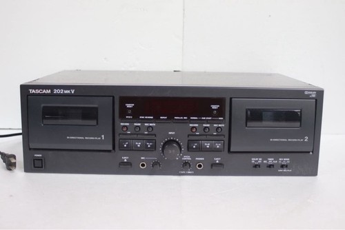 Tascam 202mkv dual cassette - dual,