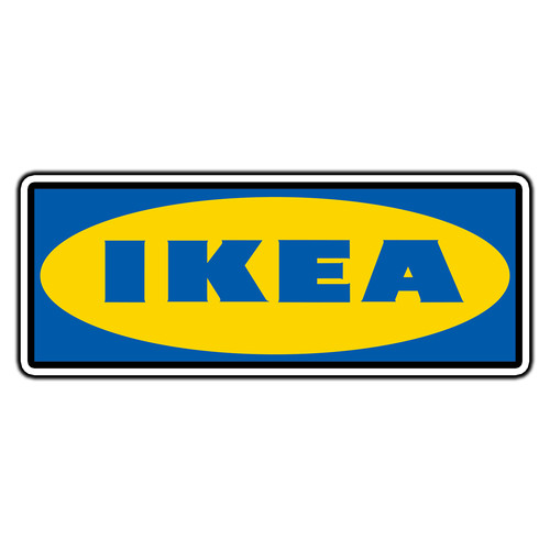 Ikea logo sticker - ikea,