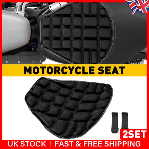 2pcs black motorcycle seat - 2pcs,