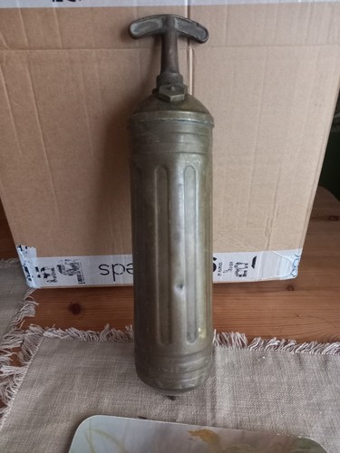 Vintage brass naval fire - naval,
