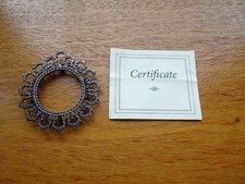 SPINK LUCAYAN SILVER 1628 REALES PENDANT & COA ( NO COIN OR CASE ) SHIPWRECK