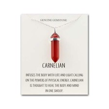 Carnelian Gemstone Necklace