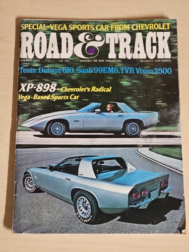 Vintage road track magazine - road,