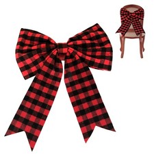 Christmas Chair Covers Bow
