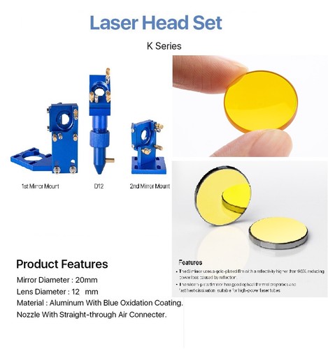 Co2 laser head set - laser, mirror